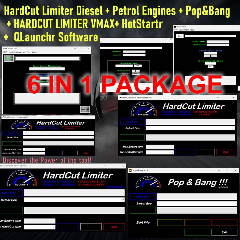 Auto Repair Shop Software - Paquete 6 en 1, nuevo limitador