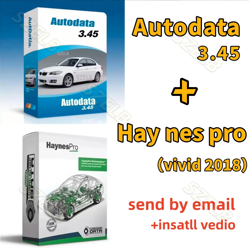 Auto Repair Shop Software - Software de Reparación Automotriz Autodata 3.45+hay