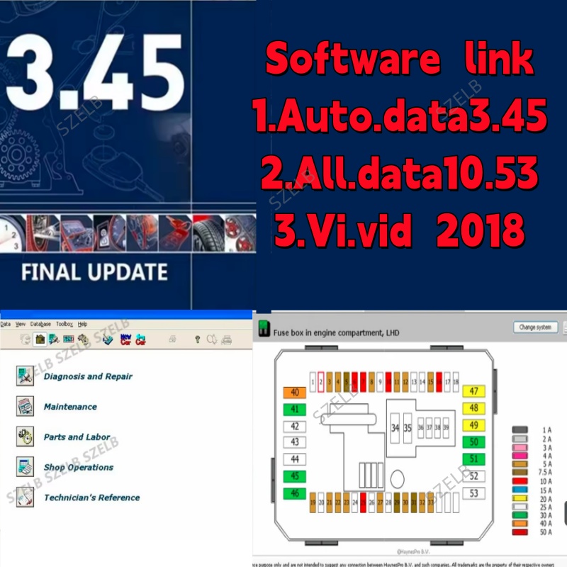 Auto Repair Shop Software - Software de Reparación Automotriz Autodata 3.45+alldata