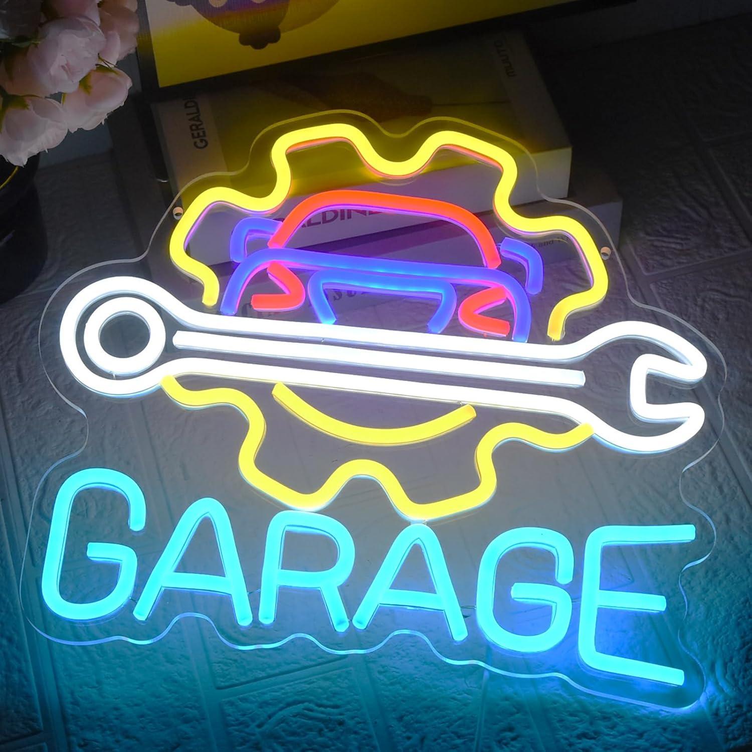Letrero de Neón para Garaje, L - Auto Repair Shop In reseña y precio