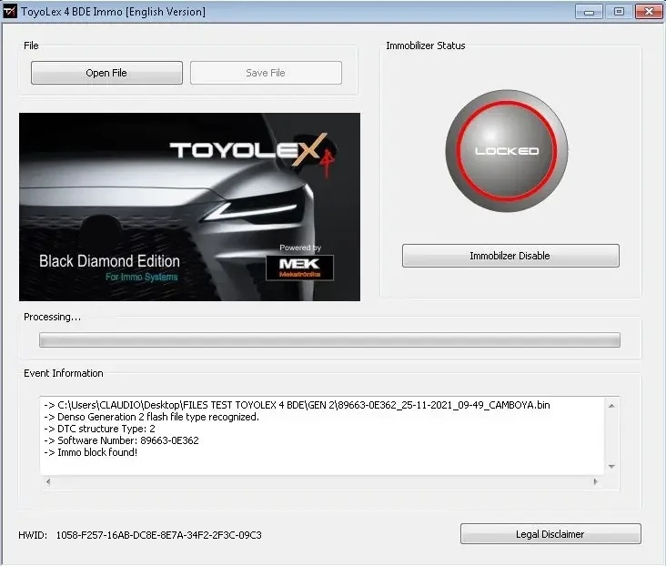 Software Toyolex 4 IMMO con Ke - Auto Repair Shop Software reseña y precio