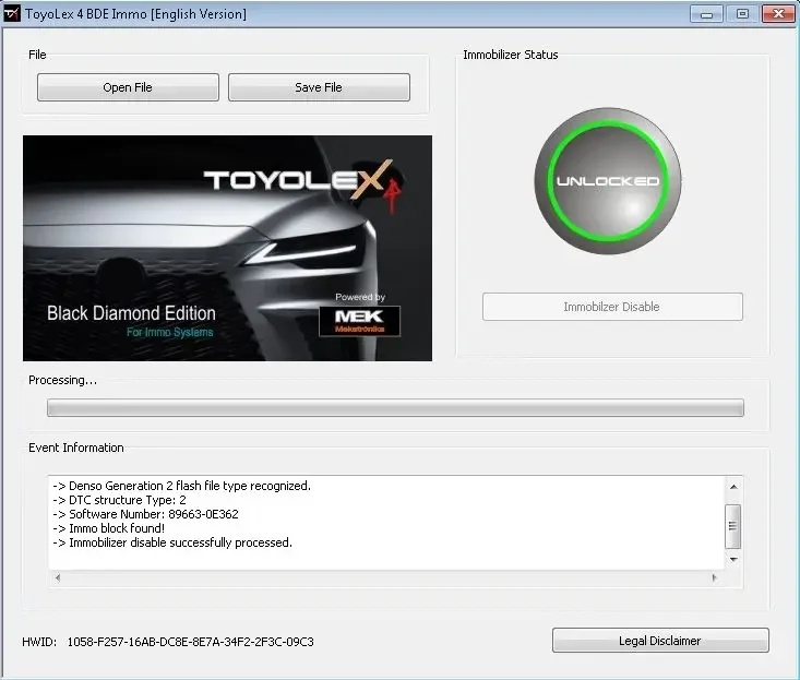 Software Toyolex 4 IMMO con Ke - Auto Repair Shop Software reseña y precio