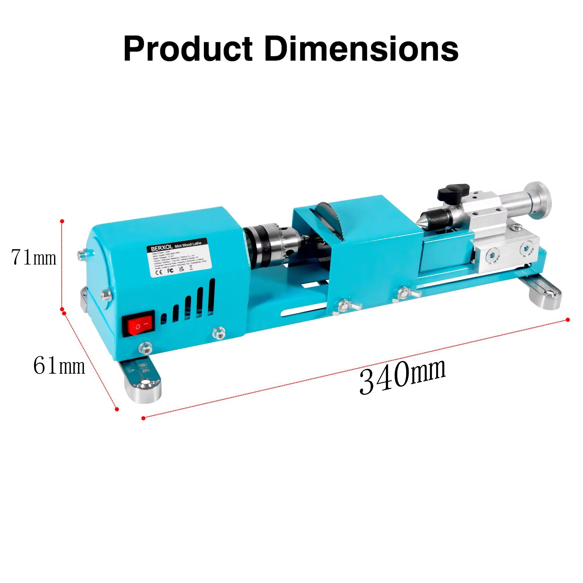 Nuevo Mini Torno Eléctrico par - Brake Drum Lathe reseña y precio